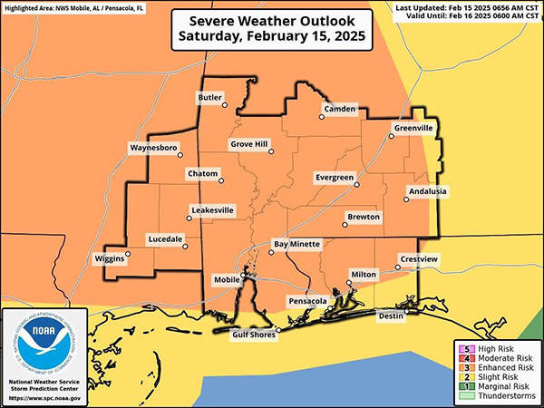 Saturday weather