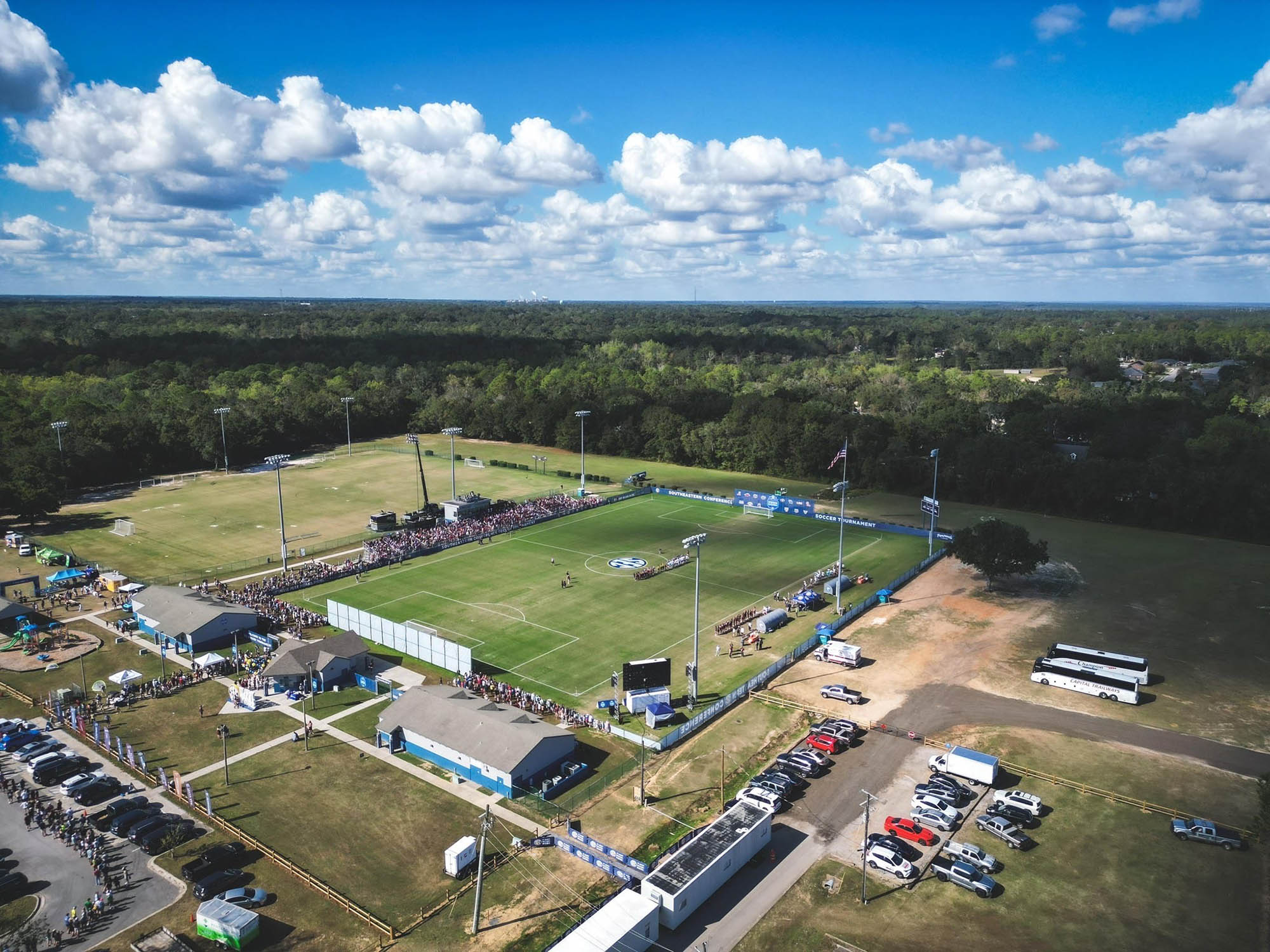 SEC WSOC Championship Drone Picture