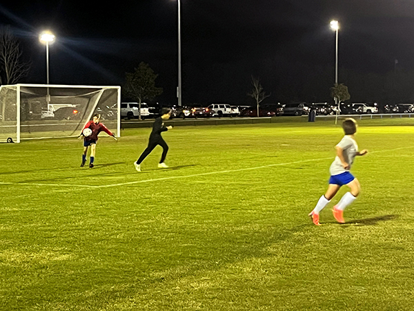 Youth soccer game