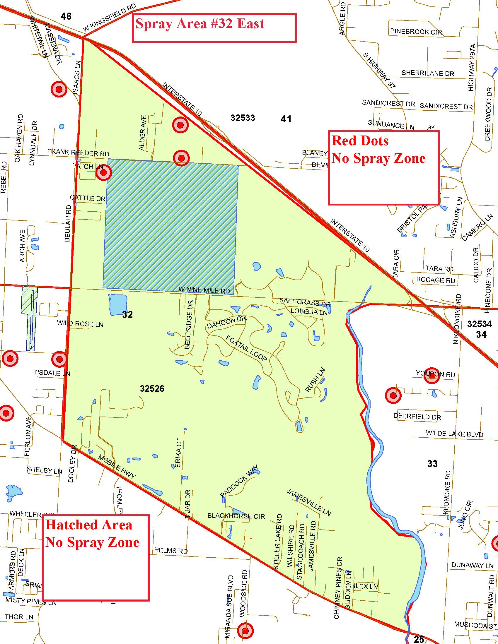 Spray Area 32 East