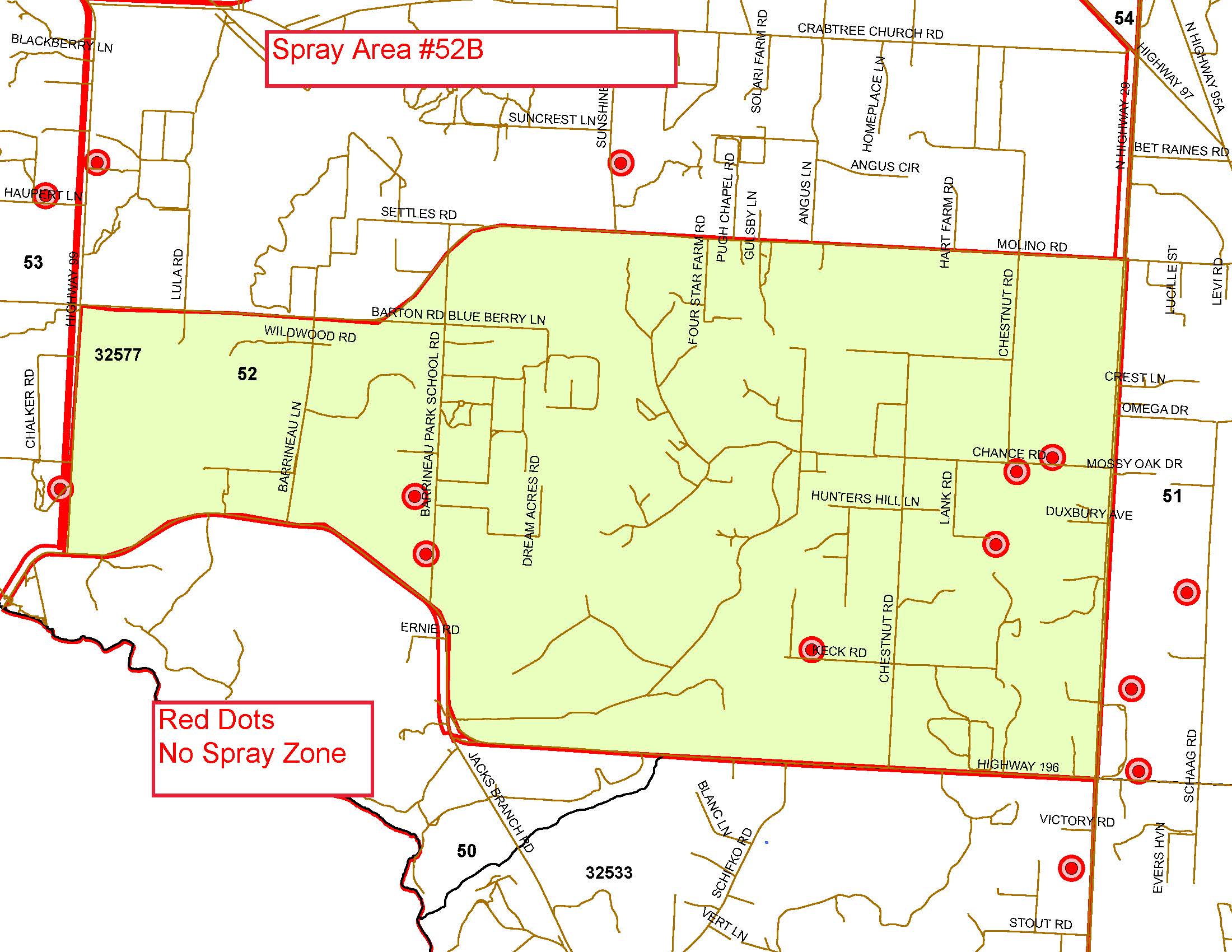 Spray Area 52B