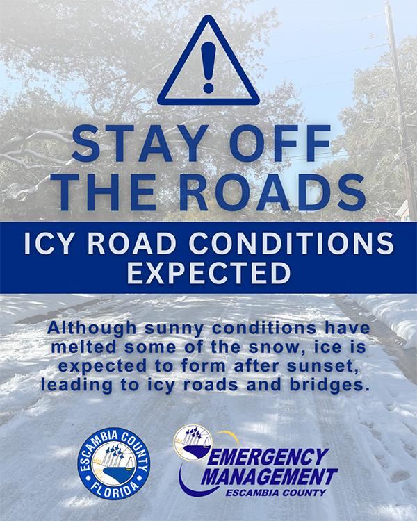 Stay off the roads