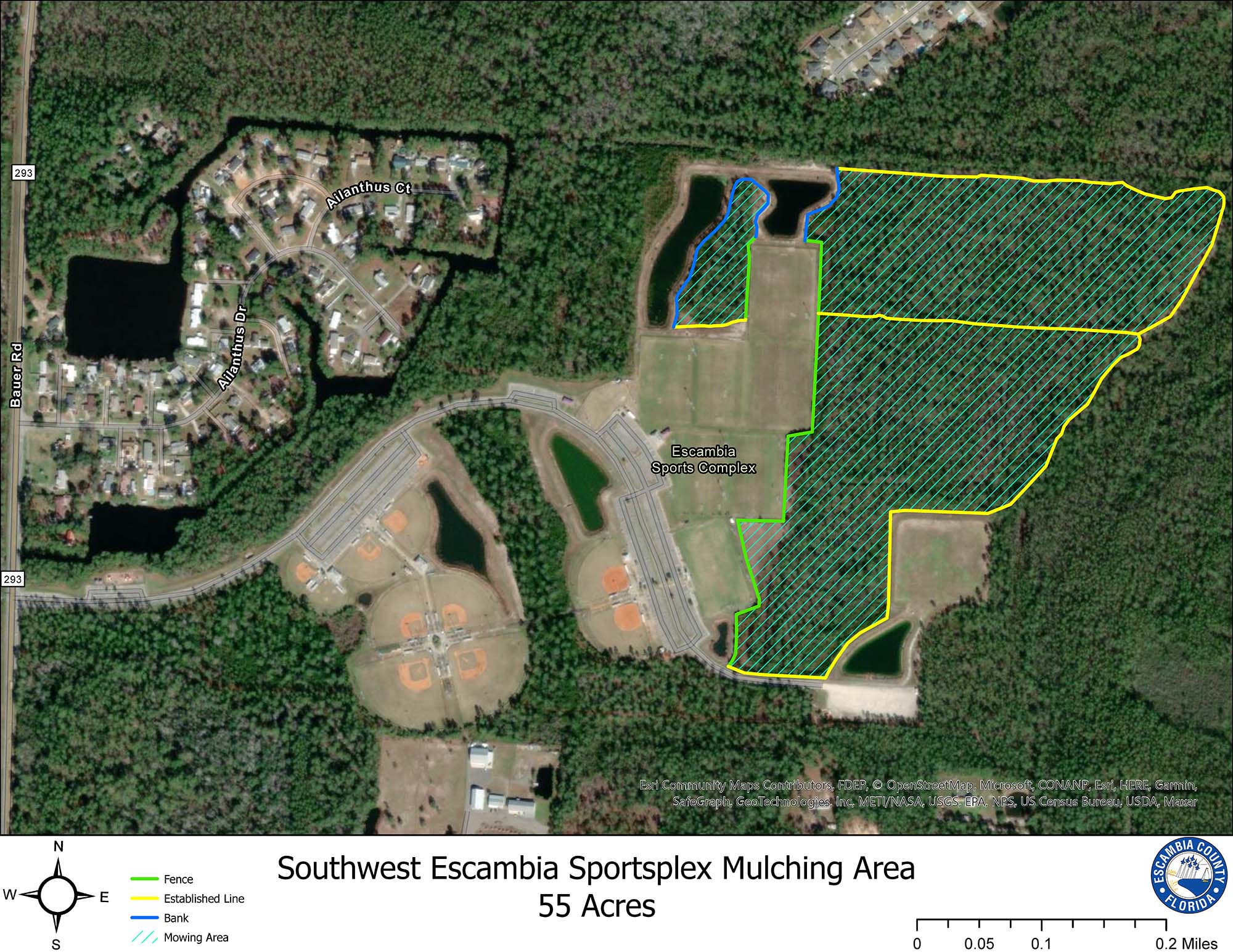 SW Sportsplex Location Map