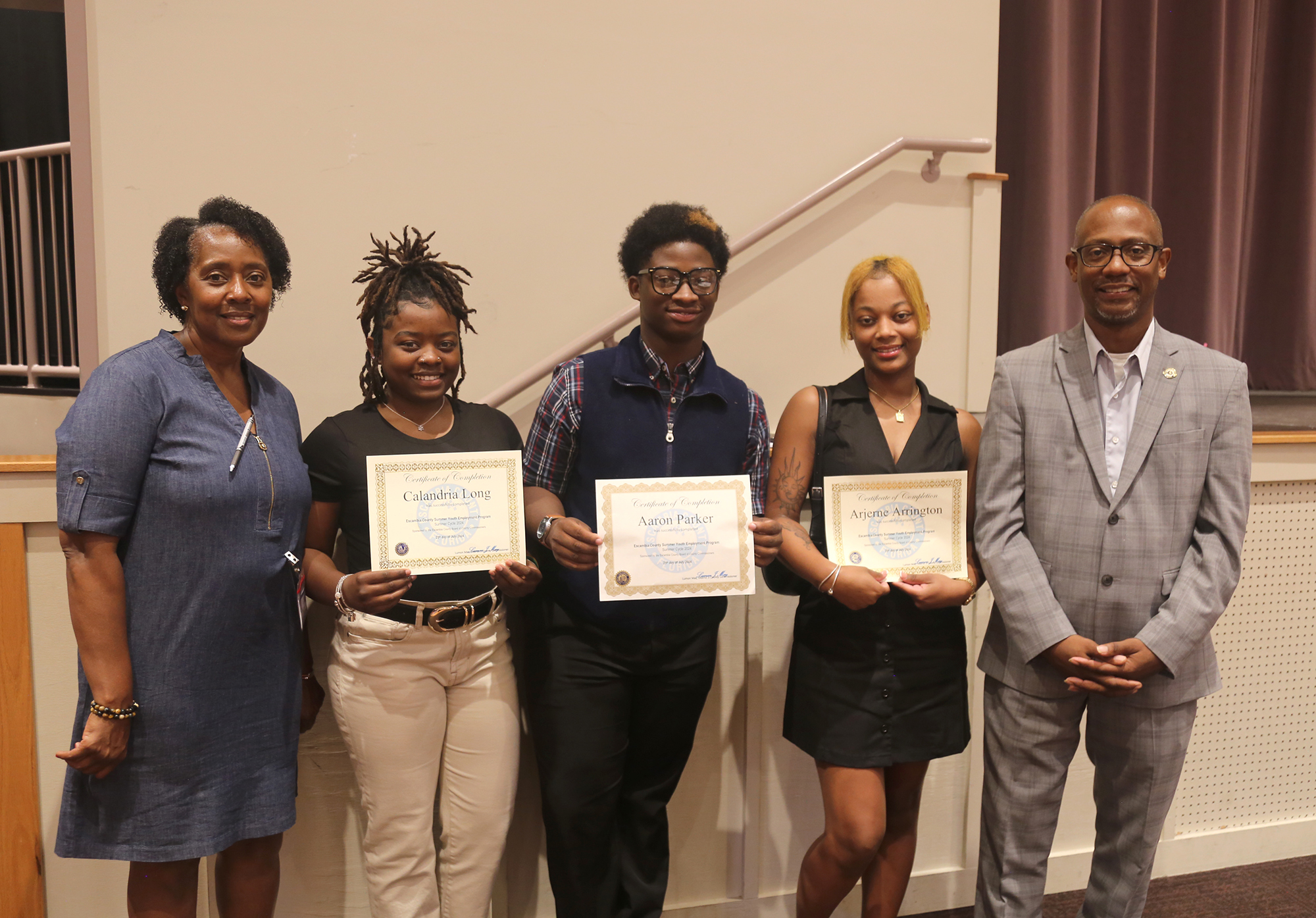 Summer Youth Employment Ceremony