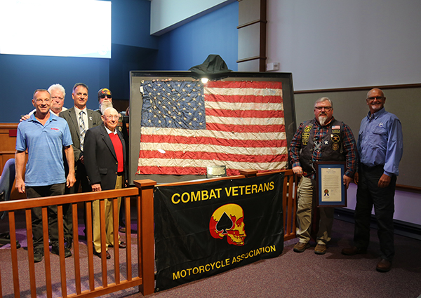 U.S.S. Oriskany flag