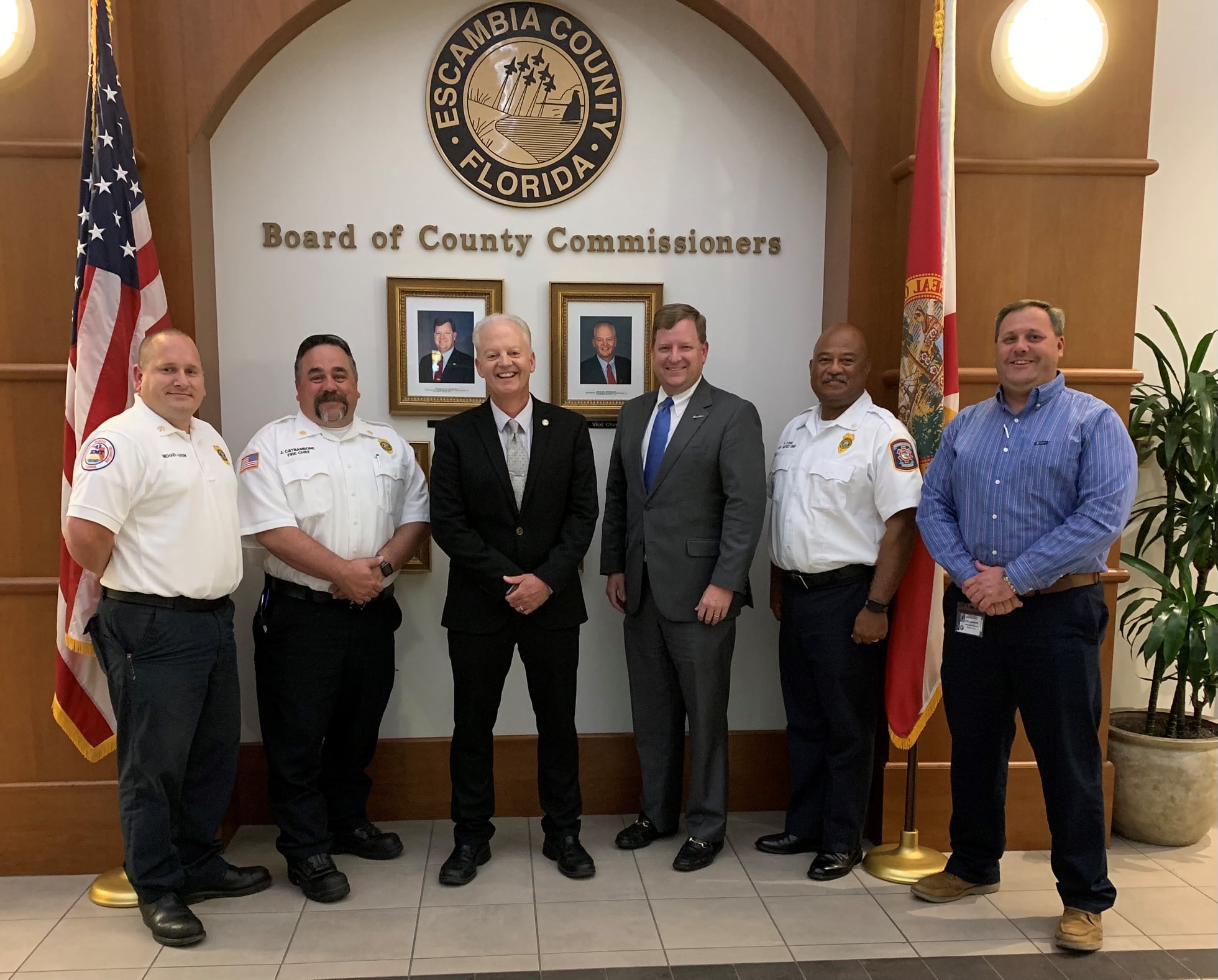 Volunteer Firefighters and BOCC