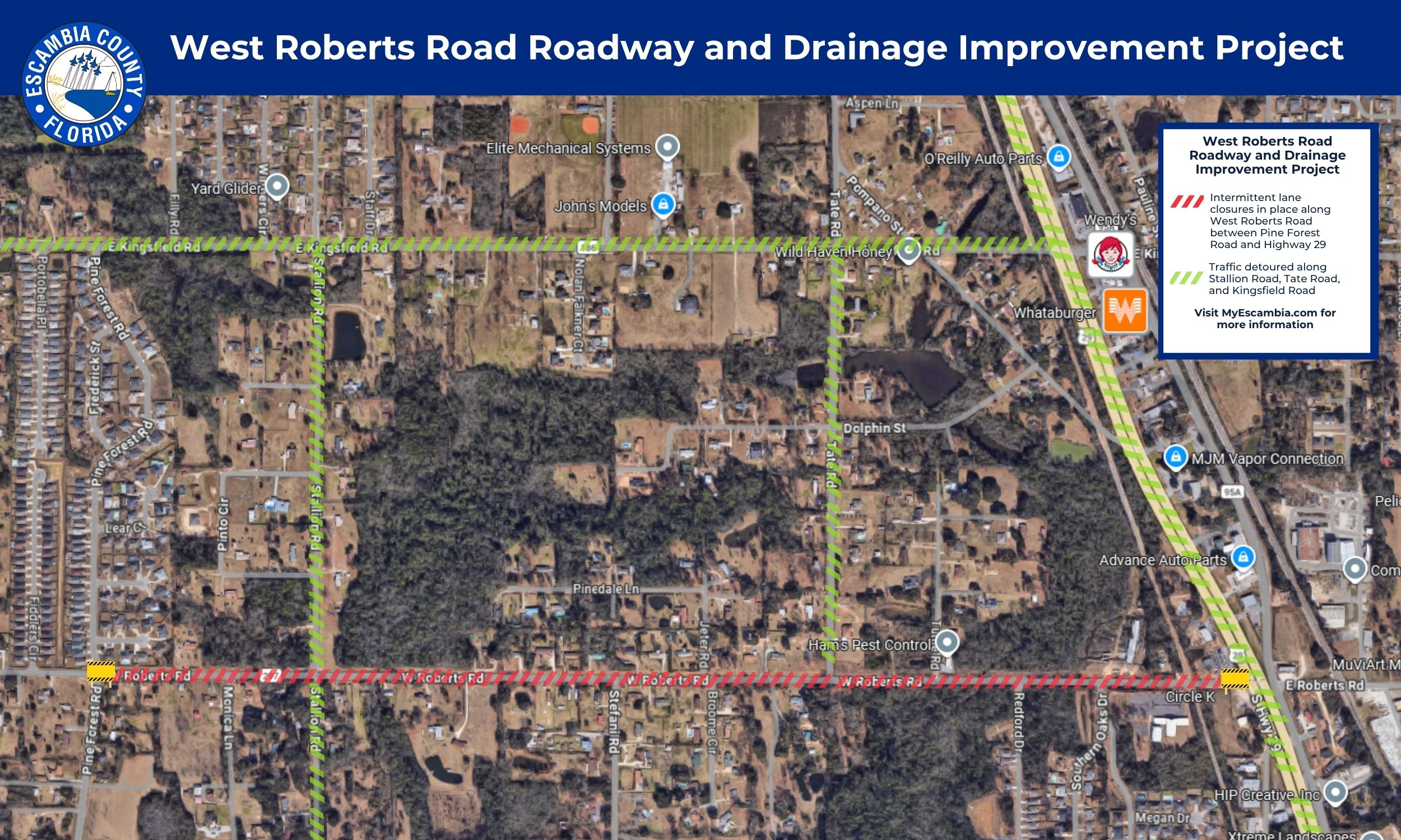 West Roberts Road Roadway and Drainage Improvement Project