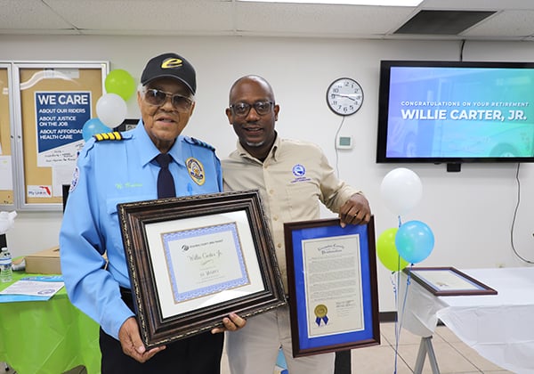 Willie Carter retirement 