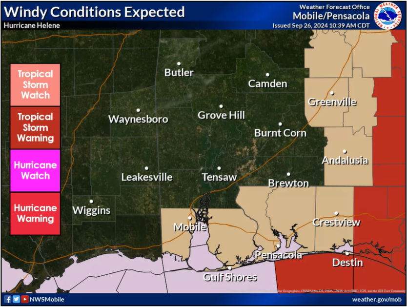 Windy Conditions Advisory