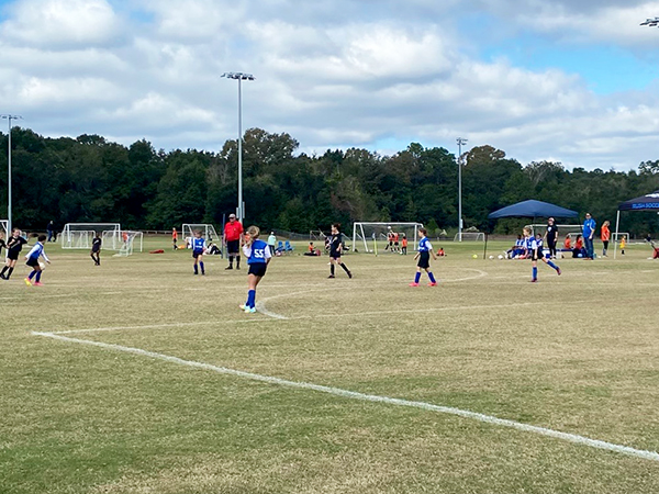Youth soccer game