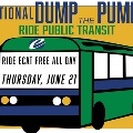 ECAT will be participating in National Dump the Pump Day Thursday, June 21, offering free rides to encourage the use of public transit.