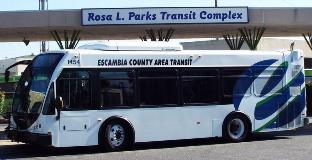 ECAT Bus at Rosa L. Parks Transit Complex