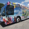 ECAT Bus with Youth Art