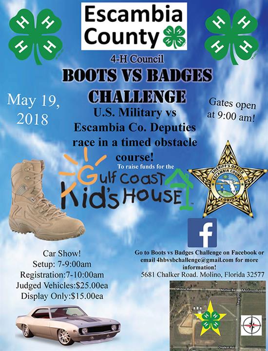 Boots vs. Badges Flyer 