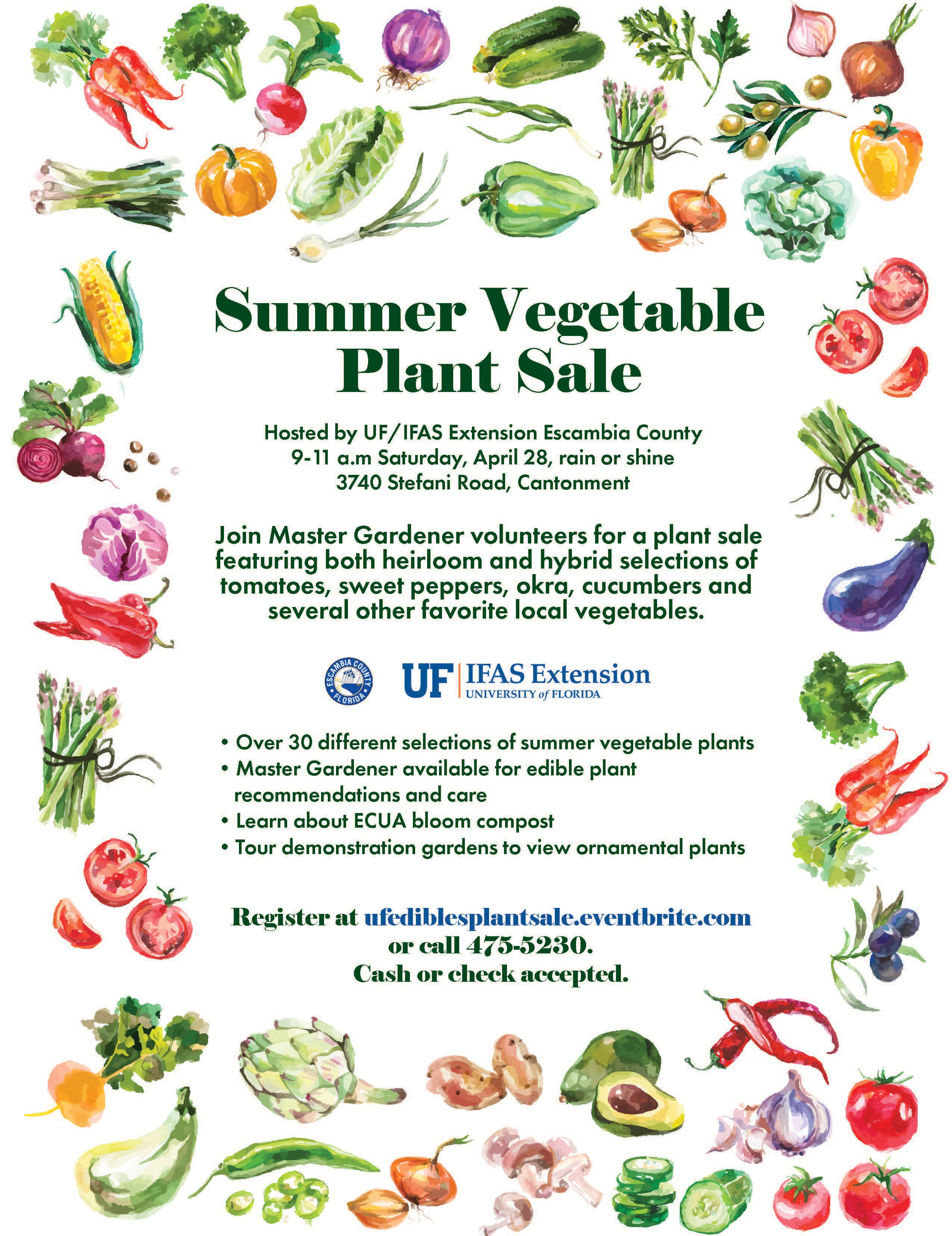 Edible Plant Sale Flyer 