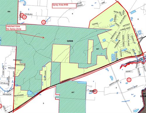 Boundaries: North - Mark Court, South Sorrento Road, East - Dog Track Road, West - Bauer Road