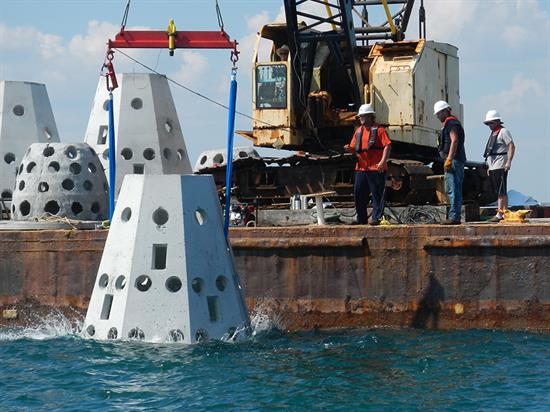 NRDA Artificial Reef Deployment