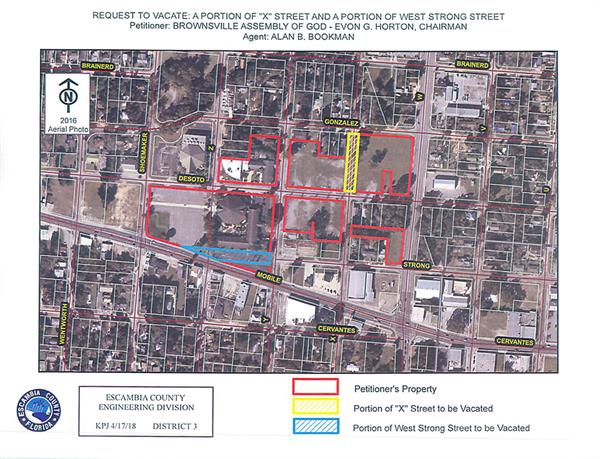 Brownsville Assembly of God Vacation Request Map