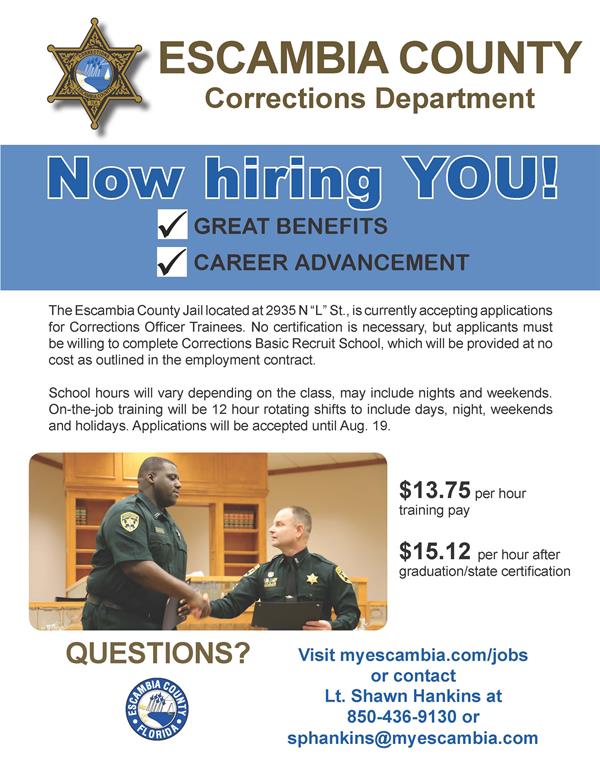 2018 Corrections School Recruit Flyer 2018 Corrections School Recruit Flyer