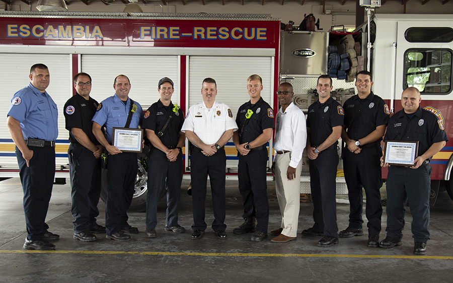 Fire Rescue Team Receives Commendation from Commissioner May
