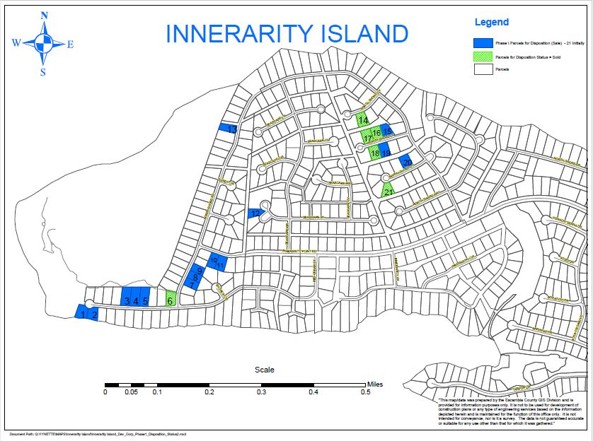 Innerarity Island Disposition Lots