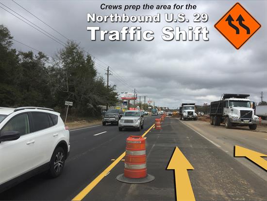 Northbound Traffic Shift Northbound Traffic Shift