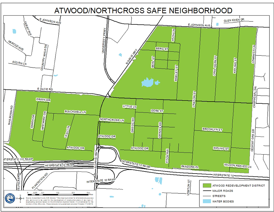 Atwood Neighborhood Cleanup Map