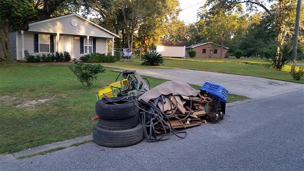 Cantonment neighborhood cleanup 3