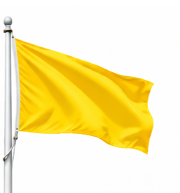 Yellow flag - Medium Hazard