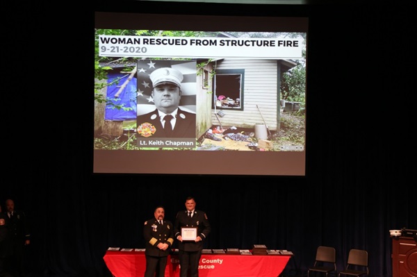 Lt. Keith Chapman - Woman Rescued from Structure Fire Lt. Keith Chapman - Woman Rescued from Structure Fire