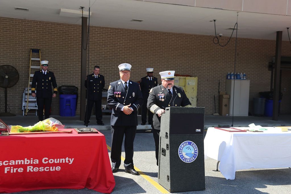 Lt. Van Matre Retirement Ceremony