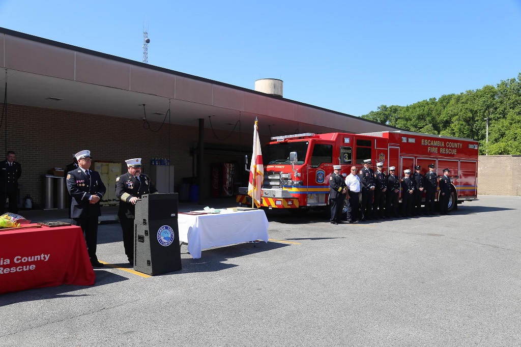Lt. Van Matre Retirement Ceremony