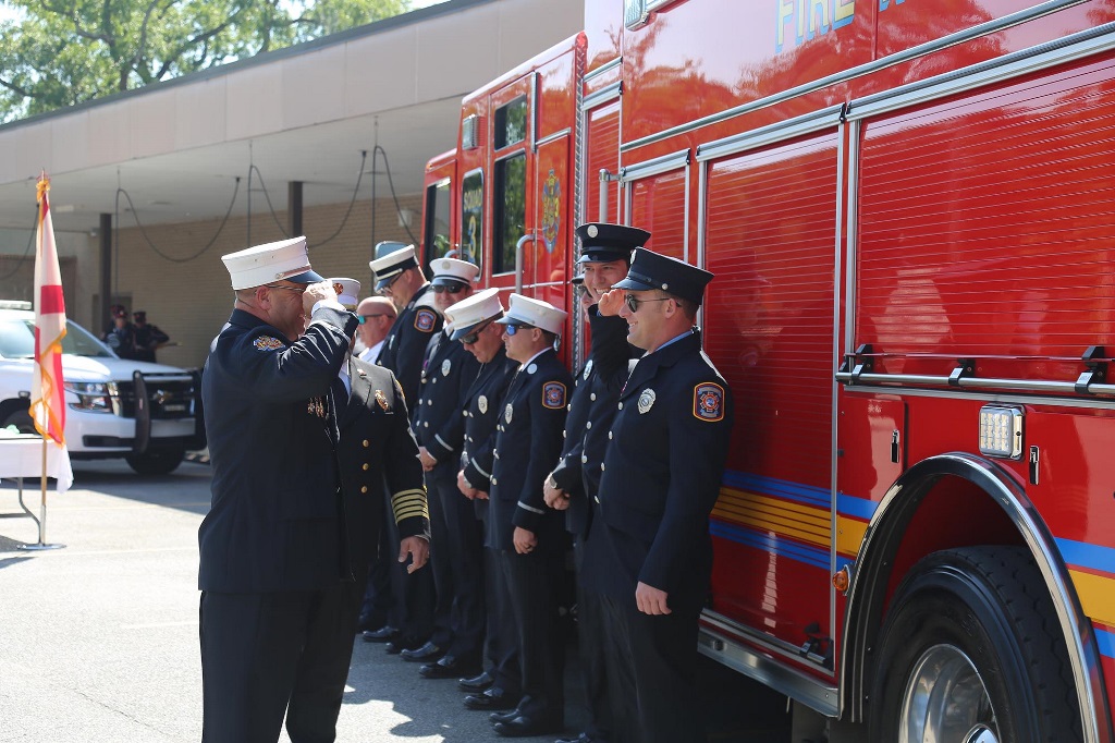 Lt. Van Matre Retirement Ceremony