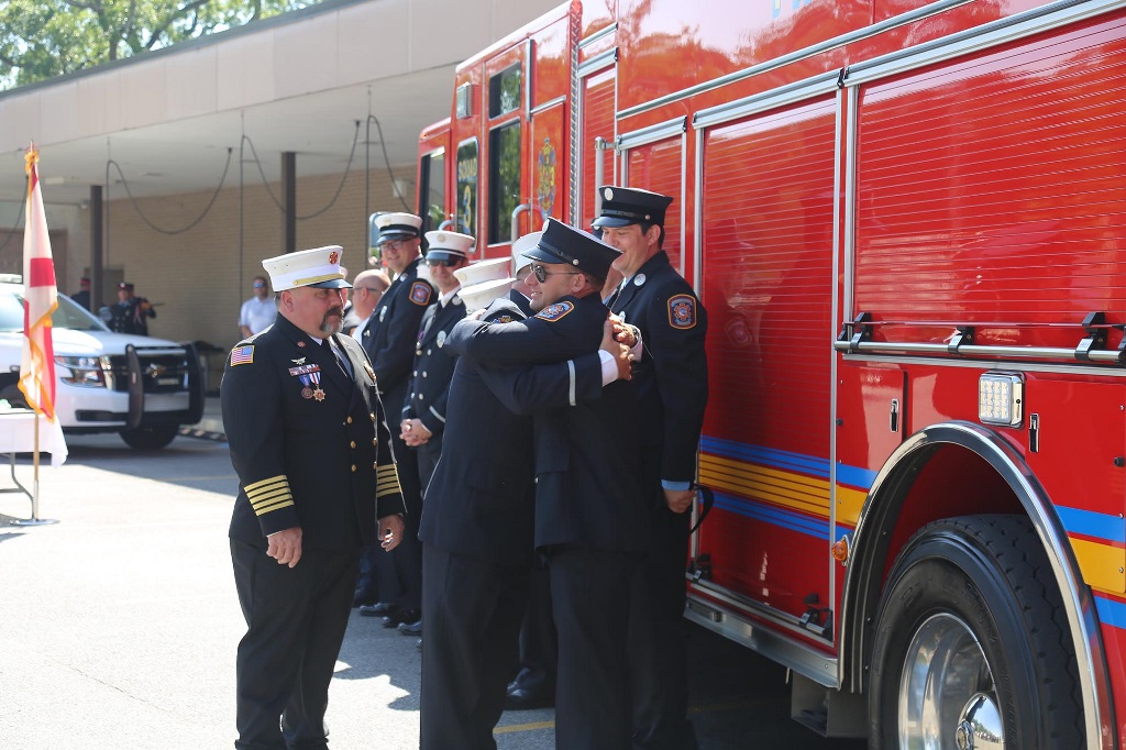 Lt. Van Matre Retirement Ceremony
