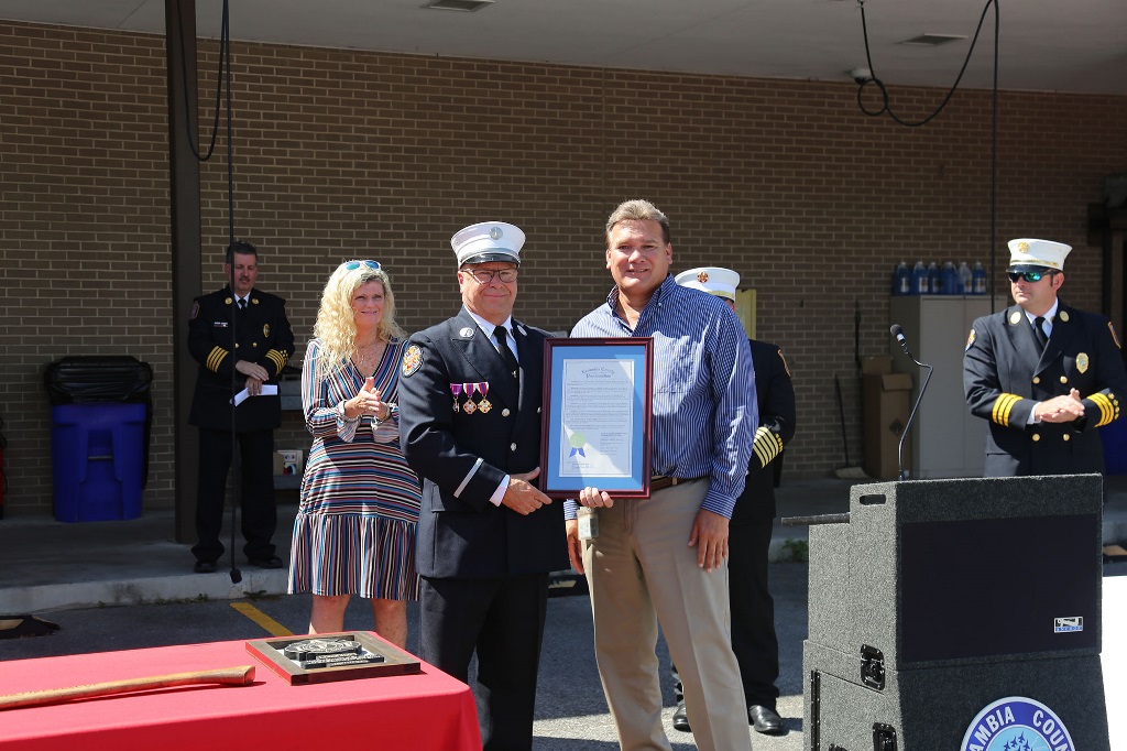 Lt. Van Matre Retirement Ceremony