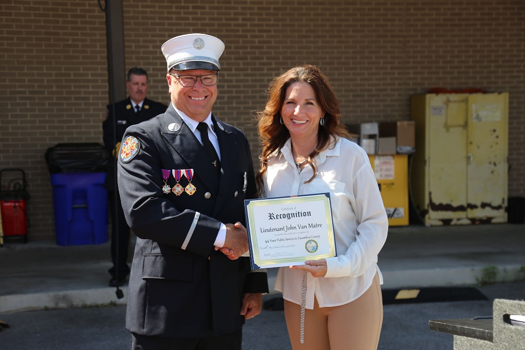 Lt. Van Matre Retirement Ceremony