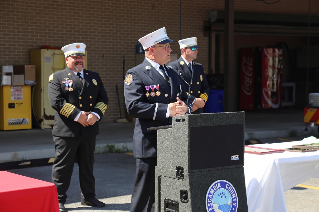Lt. Van Matre Retirement Ceremony