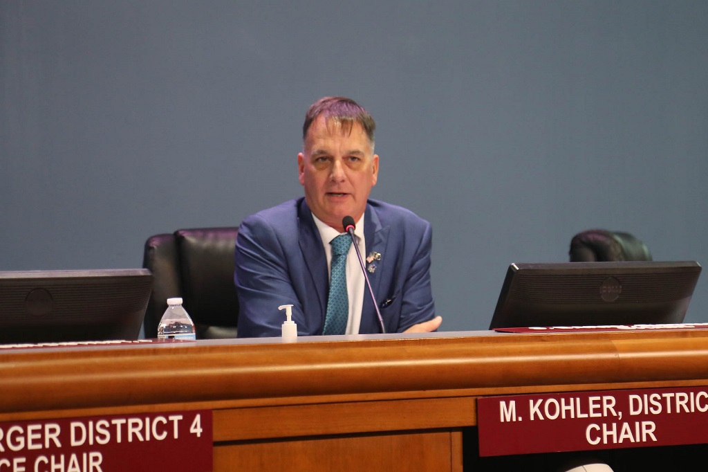 Commissioner Kohler delivers remarks as board chairman