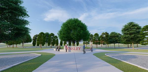 Ensley sign and gateway plazas Ensley sign and gateway plazas