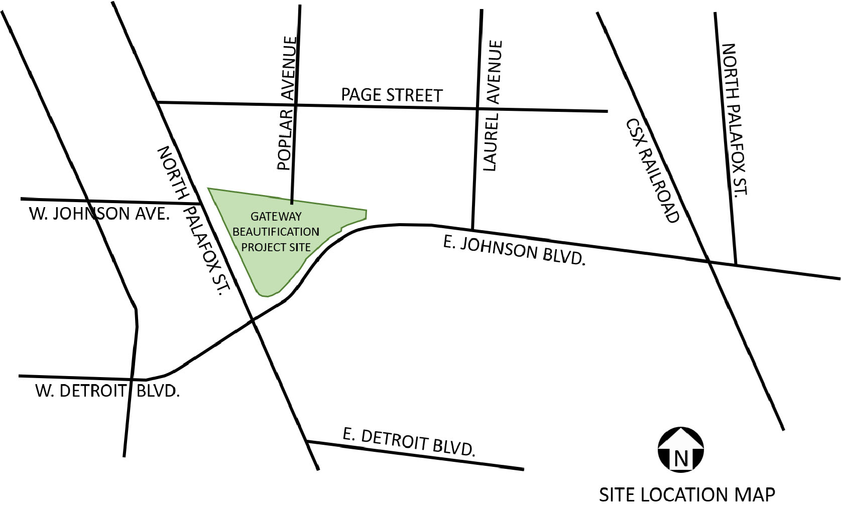 Site location map
