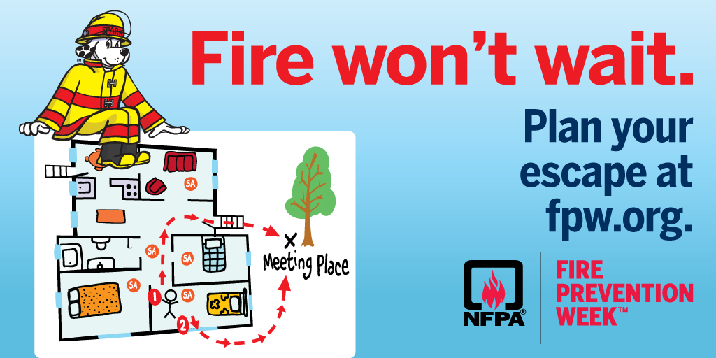 Fire Prevention Week banner