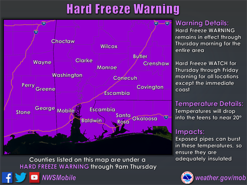 Hard Freeze Warning