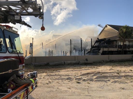 Escambia County Fire Rescue Response to Perdido Key Drive Fire Escambia County Fire Rescue Response to Perdido Key Drive Fire