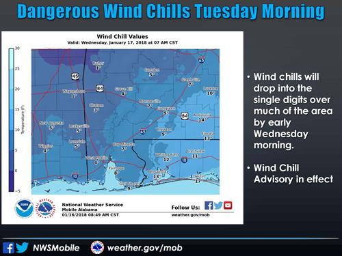 Jan. 16 Wind Chill Jan. 16 Wind Chill