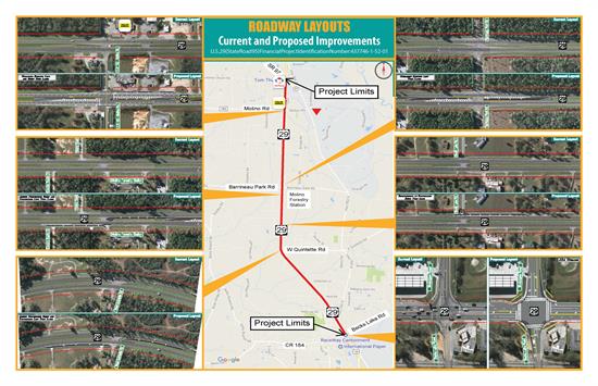 U.S. 29 Resurfacing Project Map