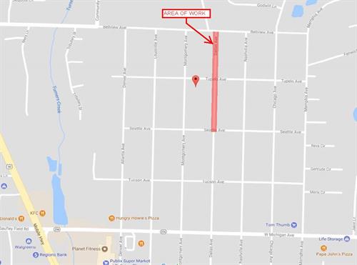 Dallas Avenue Map Dallas Avenue Map