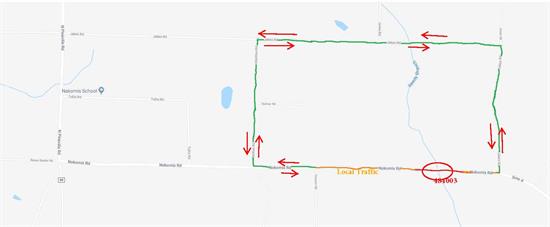 Nokomis Road Detour