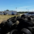 Neighborhood Cleanup Tire Pile
