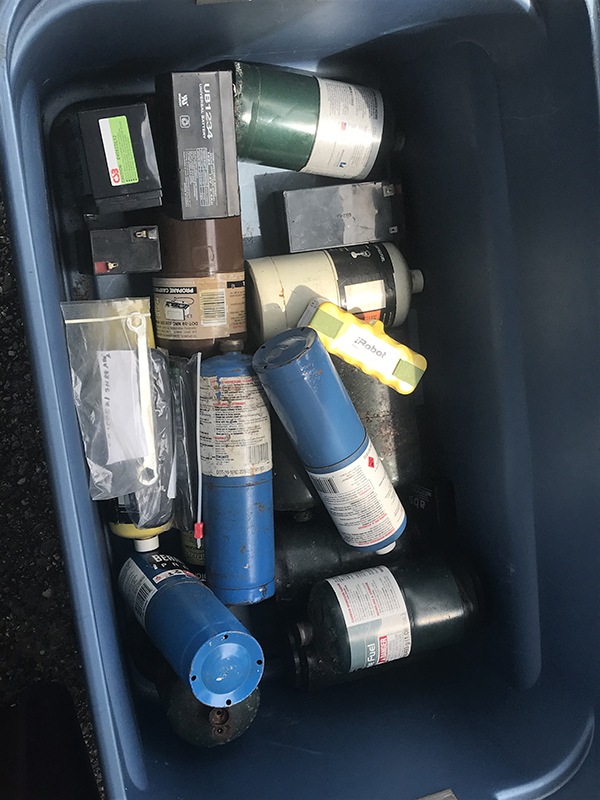 Household hazardous waste collected for disposal at the Escambia County Regional Roundup Saturday, May 11