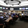 EOC6Emergency Operations Center staff work at the EOC Saturday, Oct. 7, 2017 in preparation for Hurricane Nate. 